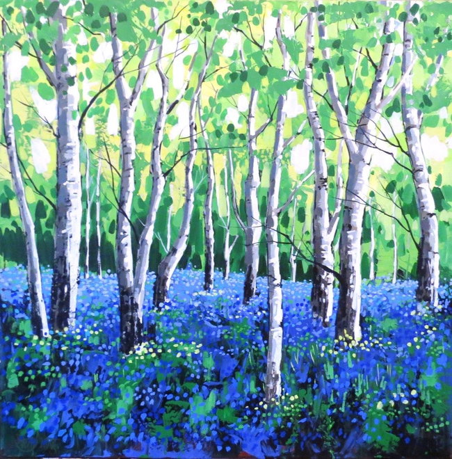 Bluebell Woods Canvas Painting Experience at HQ