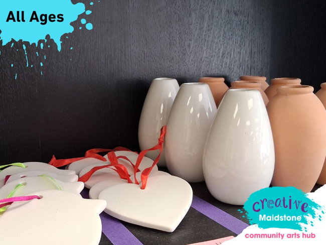 Creative Maidstone | Pottery Painting | Saturday 5 September