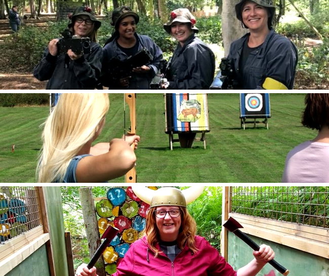 Laser Tag, Target Archery & Axe Throwing