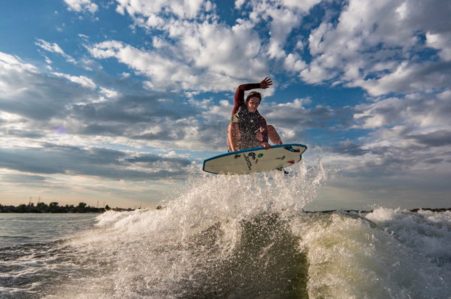 Wake Surfing