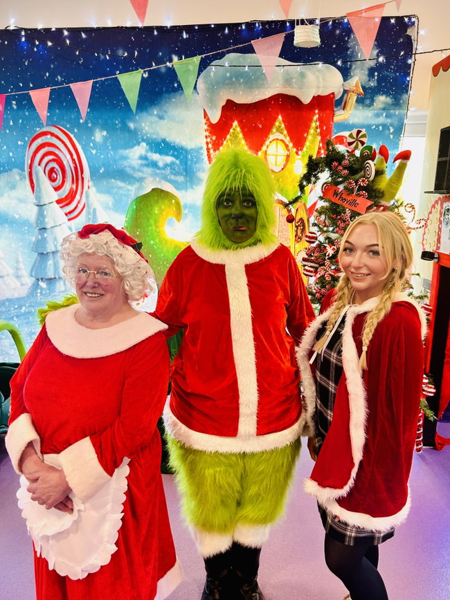 Christmas Cookie Making with the Grinch & Mrs Claus