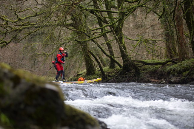 Stand Up Paddleboarding (SUP) White Water Leader