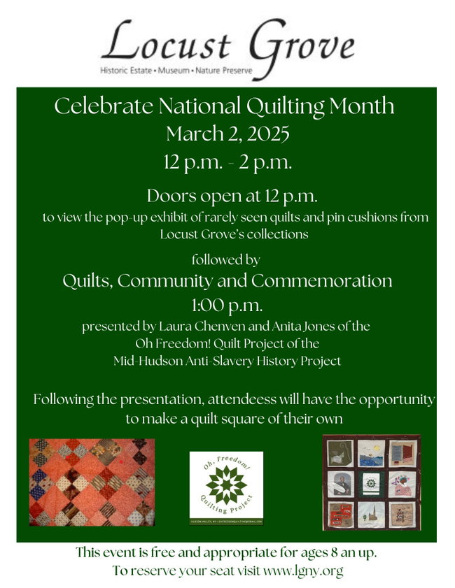 National Quilting Month Exhibit and Talk