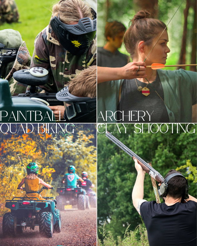 Paintball, Quad Biking, Archery and Clay Shooting