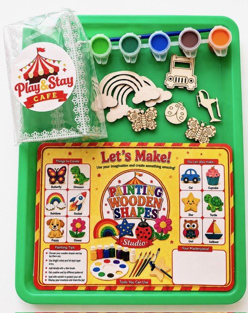 Paint and Decorate Wooden Shapes