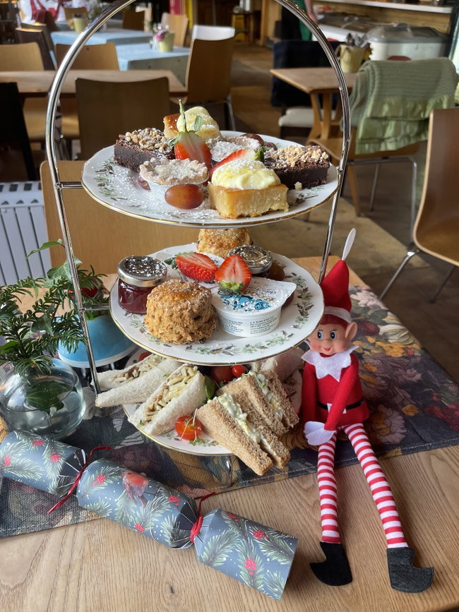 Festive Afternoon Tea at Quackers Café