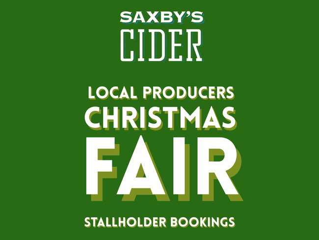 Local Producers Christmas Fair Sunday 6th December 2026 (Stallholder Bookings)