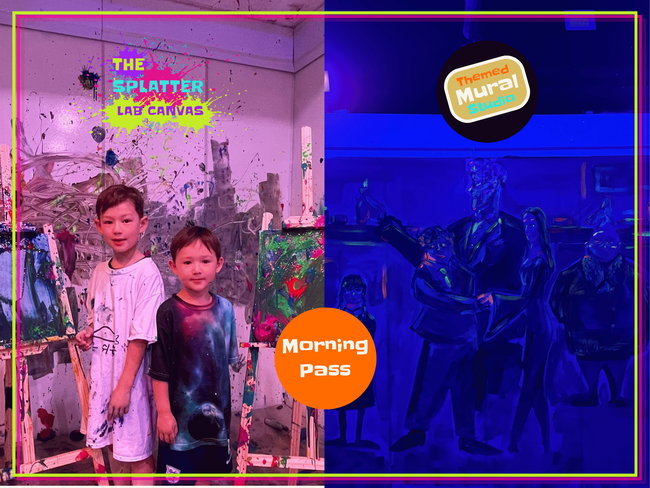 Morning Pass | Track 1 & 2: Creative Combo & Canvas Take-Home (Ages 5–12)