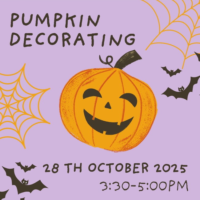 Pumpkin Decorating 🎃: 28th October
