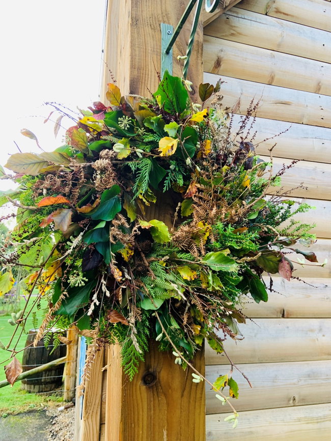 Autumn Wreath workshop with Thornbridge Blooms 