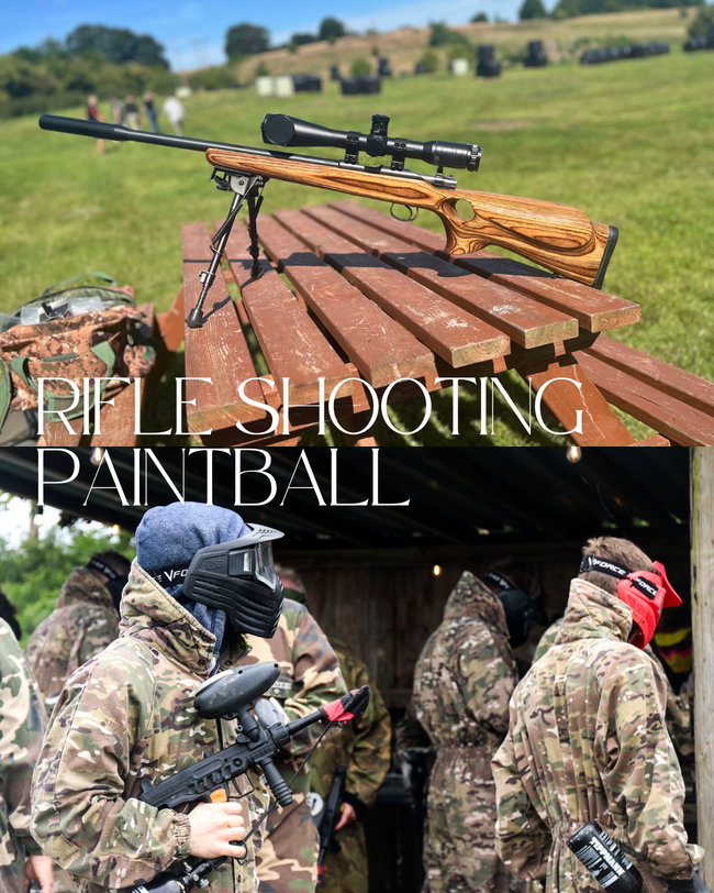 Paintball and Rifle Shooting