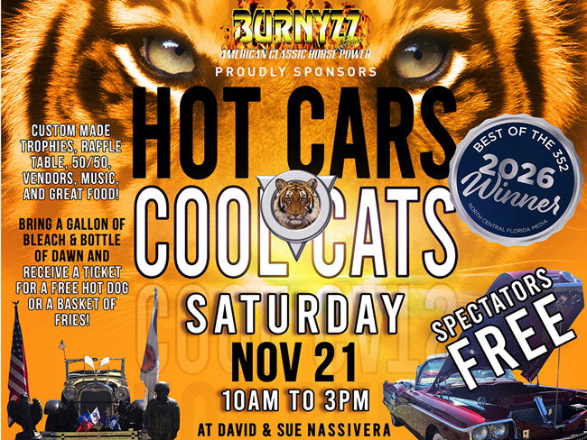HOT CARS - COOL CATS CAR SHOW