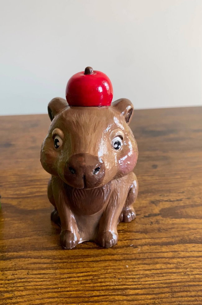 Cozy Panda Pottery Painting + Capybara Encounter November 8th, 3-4 and 4-5pm time slots