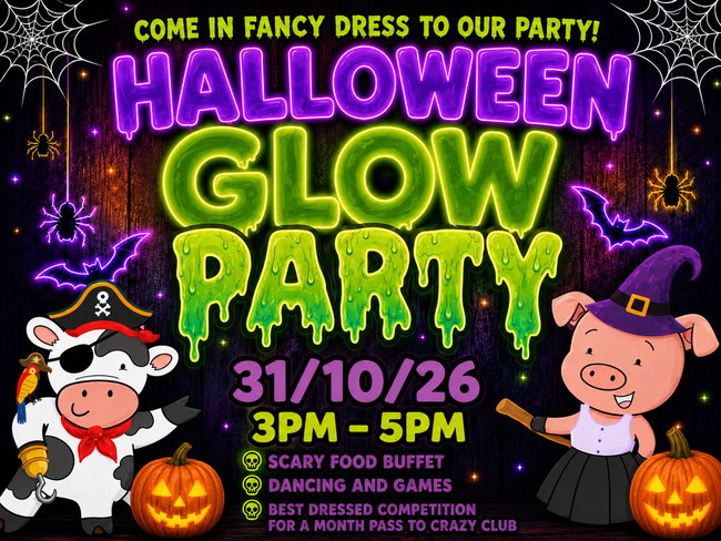 Halloween Disco 31st October 2026 3-5pm