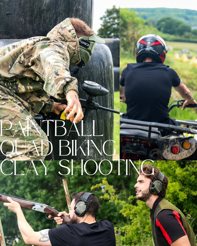 Paintball, Quad Biking and Clay Shooting