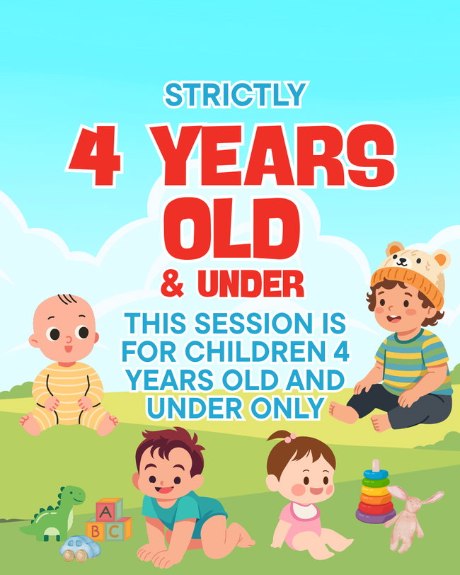 4 and under session - Oct half term