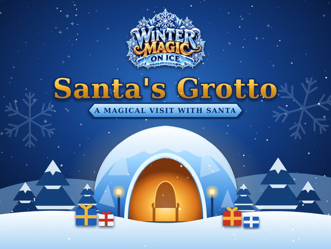 Meet Santa - Santa's Grotto at Winter Magic on Ice 