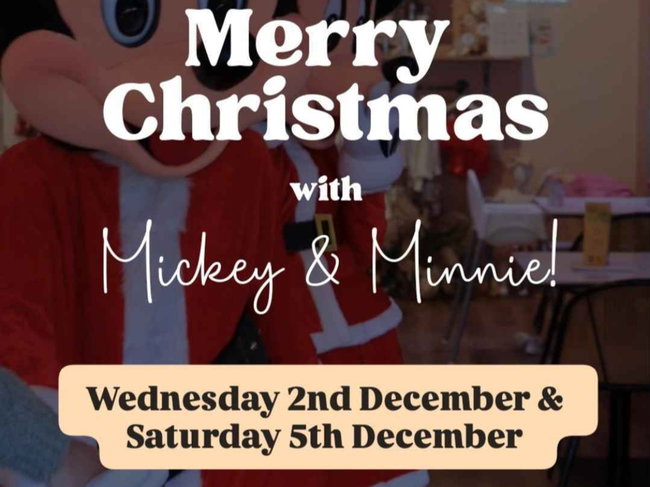 Merry Christmas with Mickey & Minnie!  