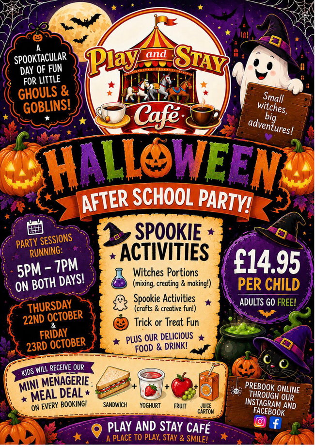 HALLOWEEN PARTY disco meal activities