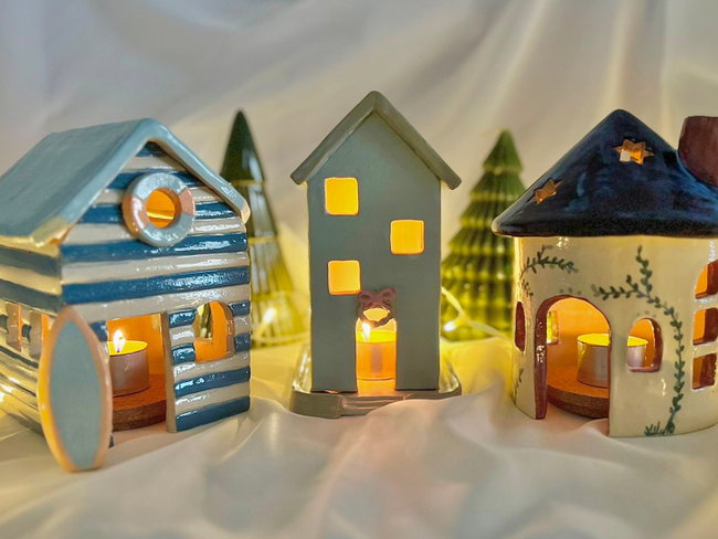 Tea light House Making Class