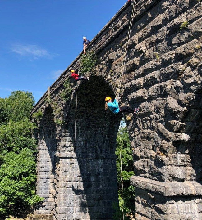 Abseil from Appersett Viaduct