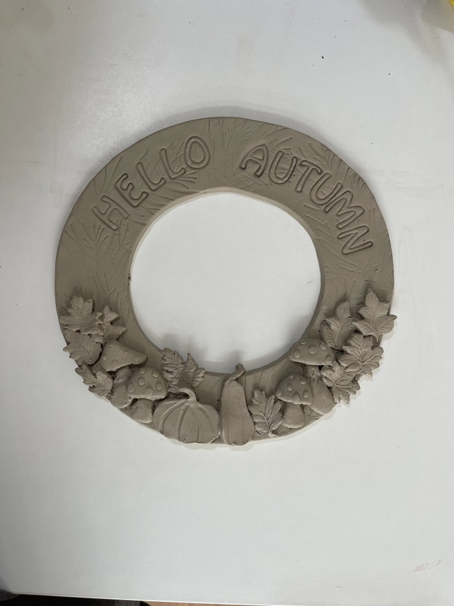 Ceramic Autumnal Wreath Workshop 