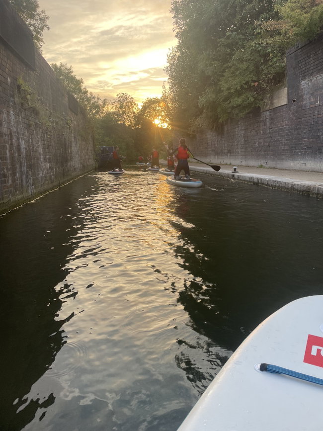 Stand up Paddleboarding instructed group session 