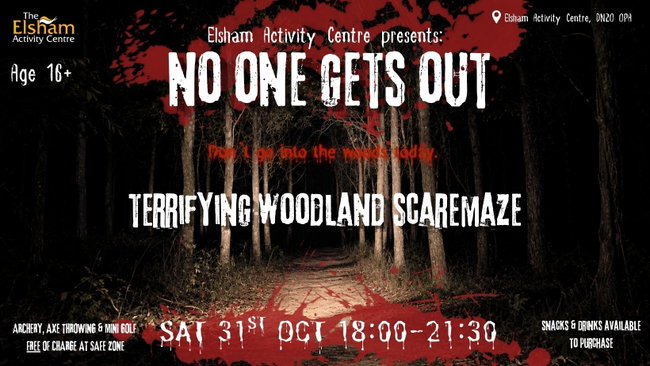 NO ONE GETS OUT - Terrifying Woodland Scaremaze 