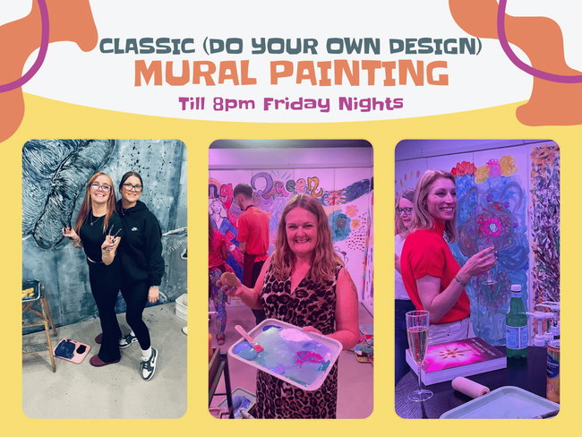 Classic Adult Mural Painting | BYOB & Do Your Own Design