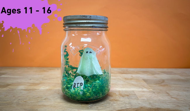 Creative Maidstone | Teens Ghost Jars |  Saturday 31 October