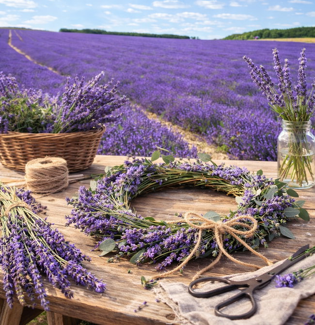 Lavender Wreath Making: Friday 3rd July