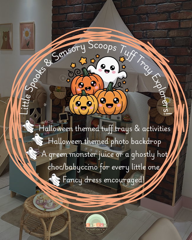 Little Spooks and Sensory Scoops Tuff Tray Explorers