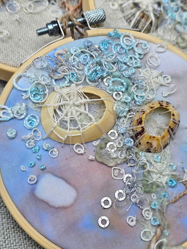 Tideline Mini Embroidery - 4th October