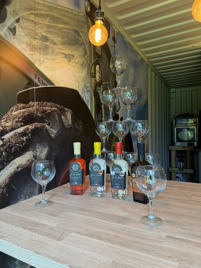 Gin tasting at The Cowshed