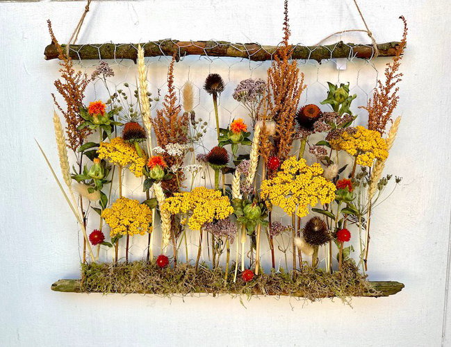 Dried Flower Panel Workshop with Thornbridge Blooms