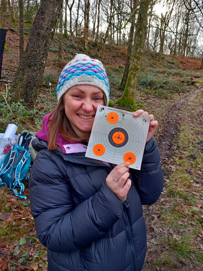 "The Marksman" - Private half day woodland archery & shooting experience for 2 people