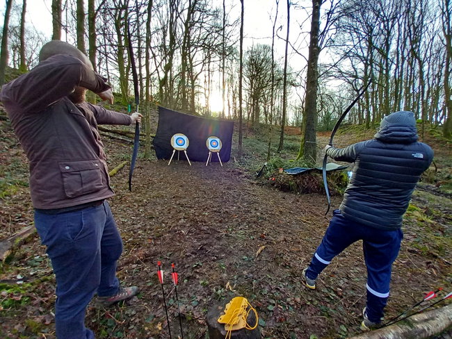 "The Bowman" - Private half day woodland archery experience for 2 people