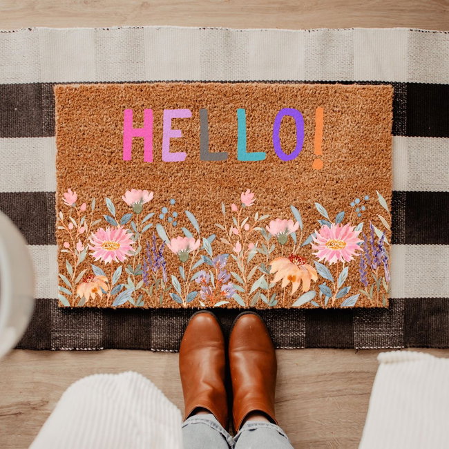 Summer Doormat Painting Experience with Heather at HQ 