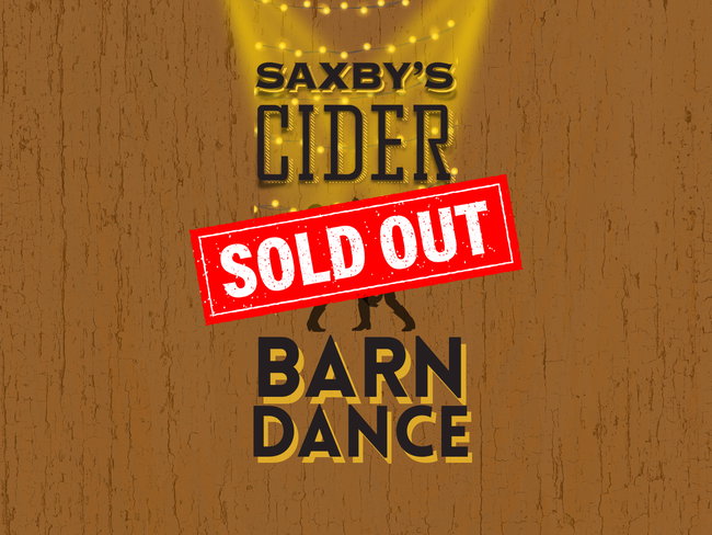 SOLD OUT Barn Dance at Saxbys Cider Saturday 26th September 2026