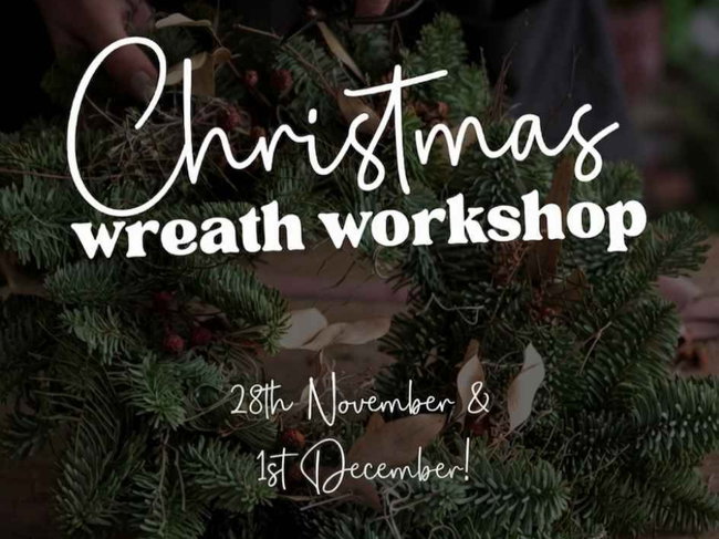 Christmas Wreath Making Workshop!