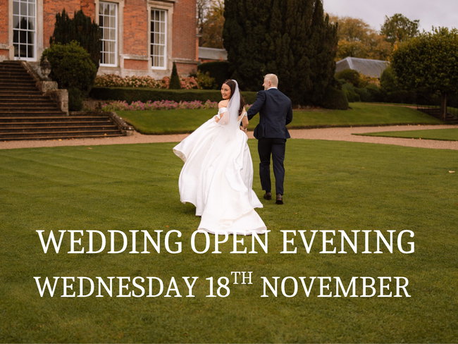 Wedding Open Evening- Wednesday 18th November
