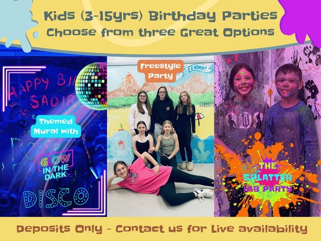 Kids Party Bookings (Deposit & Final Payments)