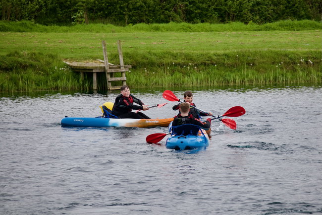 Kayak & Pizza Birthday Party