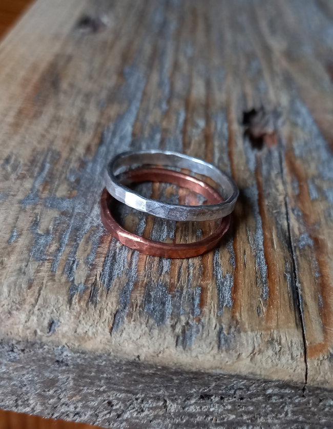 Sterling Silver and Copper Ring Making Workshop - Friday 2 October