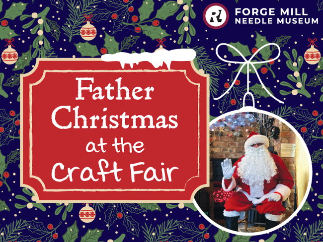 Father Christmas at the Christmas Craft Fair