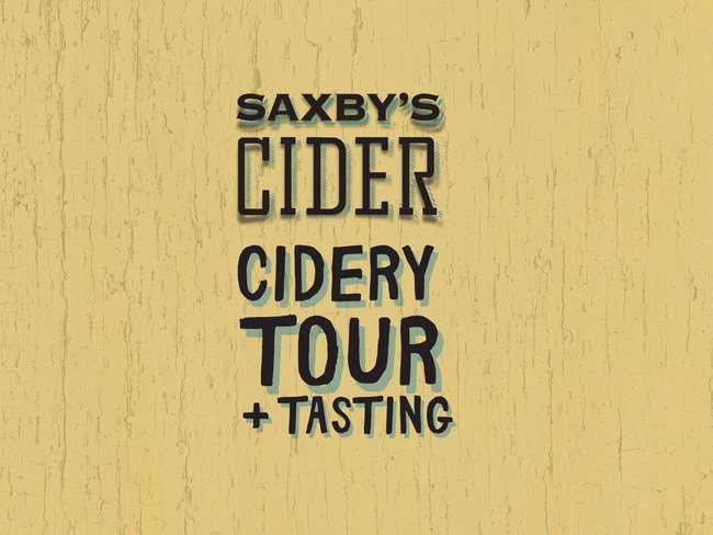 Saxbys Cidery Tour Gift Voucher for One