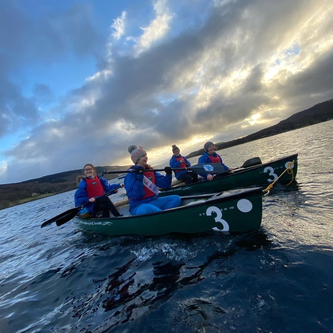 Rafted Canoe Orienteering